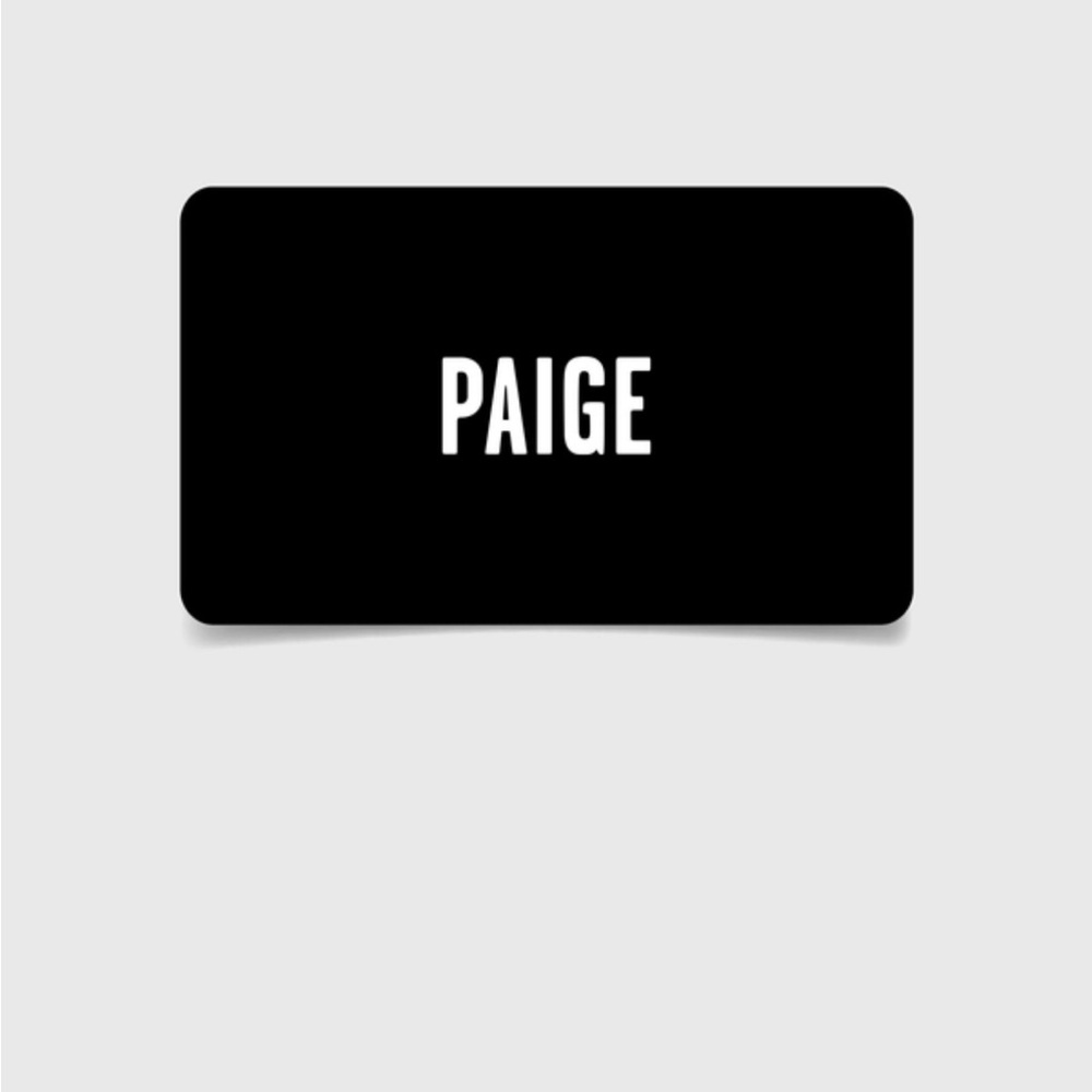 Paige gift card- balance $104.11